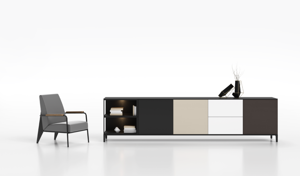 Moderne dressoir in meerdere kleuren