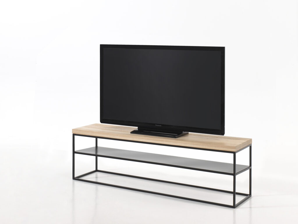 TV-meubel met houten blad