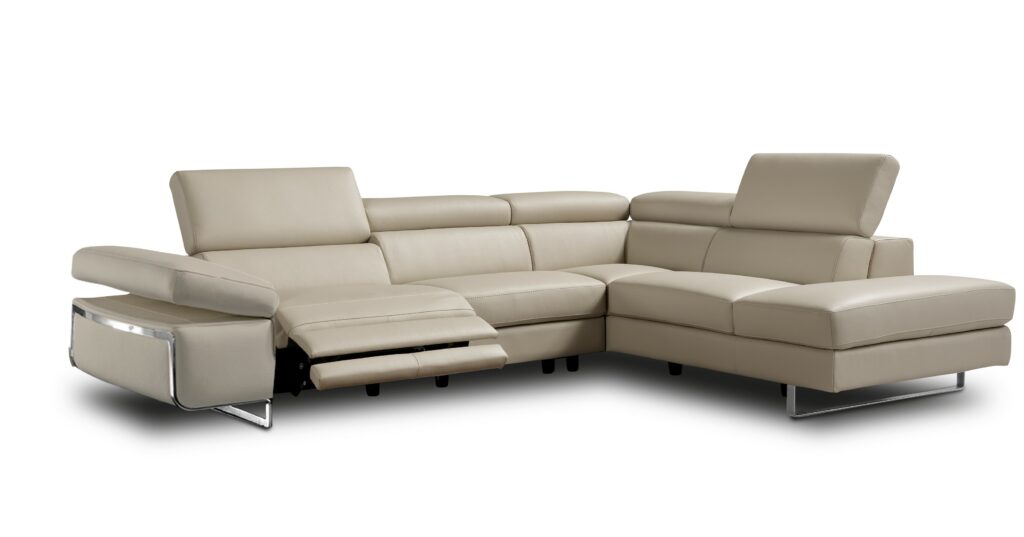 Zithoek met relax, verstelbare hoofd- en armsteunen
