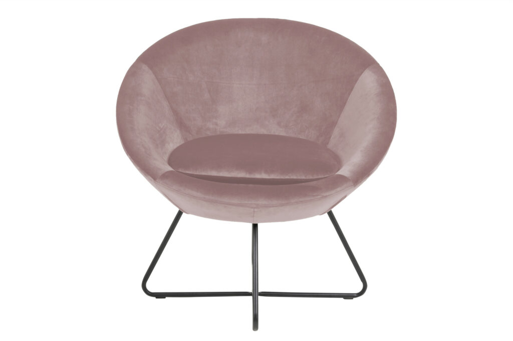 Fauteuilzetel met metalen frame