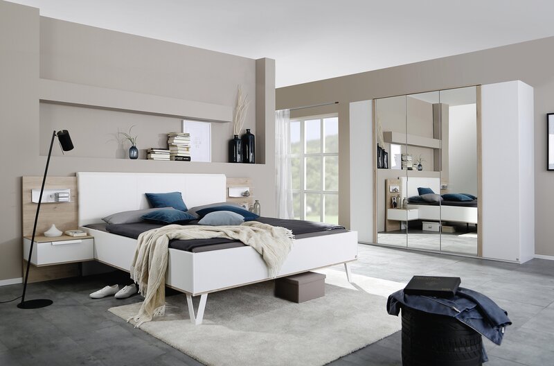 Moderne slaapkamer Wit